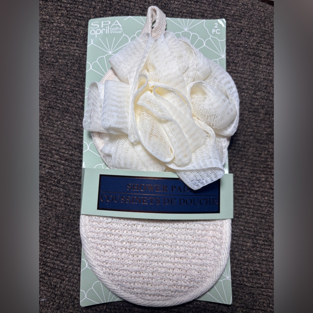 Bath & Shower Loofah and Exfoliating Pad.